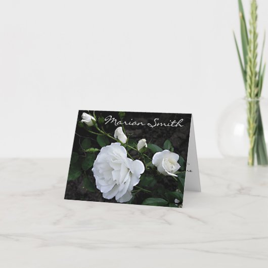 スノーホワイト ローズ - プレイカード シーズンカード (正面)