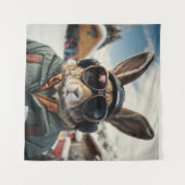 スノーボお洒落ードバニー タペストリー (正面(横))