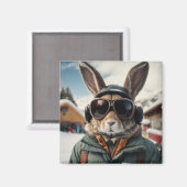 スノーボお洒落ードバニー マグネット (正面/裏面)