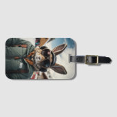 スノーボお洒落ードバニー ラゲッジタグ (正面横)