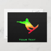 スノーボお洒落ード ポストカード (正面/裏面)