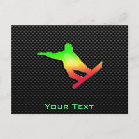 スノーボお洒落ード ポストカード (正面)