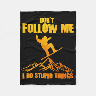 スノーボカッコいいードアート女子男性へスノーボード雪 フリースブランケット