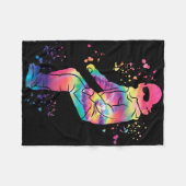 スノーボカラフルードスノーボードスノーボード35 フリースブランケット (正面(横))