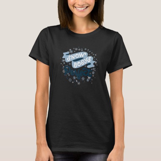 スノーボディズ・パーフェクト・スノーフレーク Tシャツ (正面)