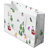 スノーボモダンードボード ラージペーパーバッグ (正面アングル)