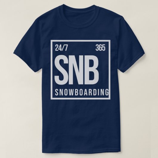 スノーボーおもしろいディング終日スノーボーダー Tシャツ (デザイン正面)