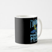 スノーボーおもしろいドスノーボードギフト コーヒーマグカップ (正面右)