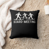 スノーボーおもしろいド引用文スノーボードスノースポーツジョーク クッション (ブランケット)