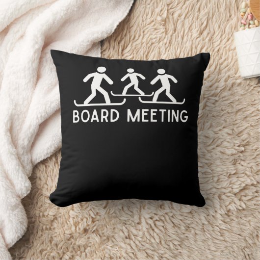 スノーボーおもしろいド引用文スノーボードスノースポーツジョーク クッション (ブランケット)