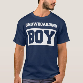 スノーボーイスノーボーディングスノーボーダー Tシャツ