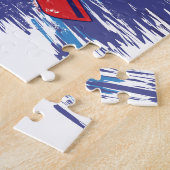 スノーボーカッコいいダー ジグソーパズル (側面)