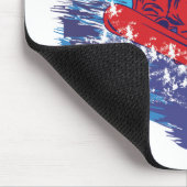 スノーボーカッコいいダー マウスパッド (コーナー)