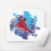 スノーボーカッコいいダー マウスパッド (マウス)