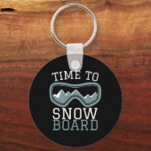 スノーボークールドスライディングスポーツティーIスノーピスト キーホルダー (正面)