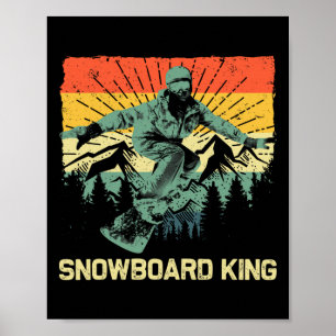 スノーボークールド男性へパパスノーボードスキーSNO ポスター