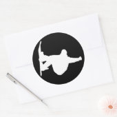 スノーボークールド ラウンドシール (封筒)