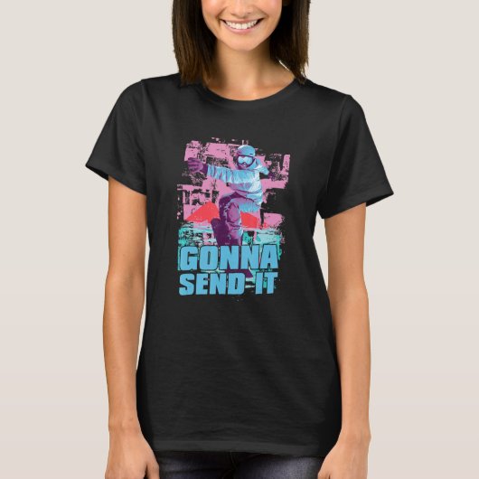 スノーボーダーに送るぜ Tシャツ (正面)