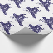 スノーボーダーのキャッシング ラッピングペーパー (コーナー)