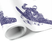 スノーボーダーのキャッシング ラッピングペーパー (ロールコーナー)