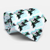 スノーボーダーのタイ ネクタイ (ロール)