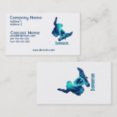 スノーボーダーの名刺 名刺 (正面/裏面)