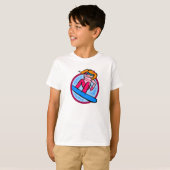 スノーボーダーの女の子 Tシャツ (正面フル)