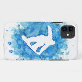 スノーボーダーは電話箱を跳びます Case-Mate iPhoneケース (裏面(横))