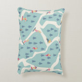 スノーボーダーやスキーヤーがスキー場に乗る。Pe アクセントクッション (裏面(縦))