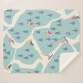 スノーボーダーやスキーヤーはスキー場に乗る。ペ シェルパブランケット (正面(横))