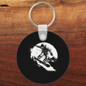 スノーボーダーアルパインスノーボード1 キーホルダー (正面)