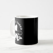 スノーボーダーイエティTシャツ コーヒーマグカップ (正面左)