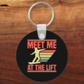 スノーボーダーサプライズスキーゲレンデギアバケーションスノーブ キーホルダー (正面)