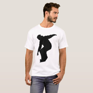 スノーボーダーシルエット Tシャツ