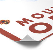 スノーボーダーシーン – オレゴン州山フード ポスター (角)