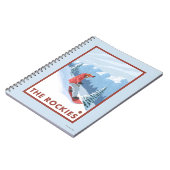 スノーボーダーシーン – ザロッキー ノートブック (左側)