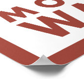 スノーボーダーシーン – ワシントン山アダムス ポスター (角)