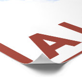 スノーボーダーシーン – ヴィンテージ旅行ポスター2 ポスター (角)