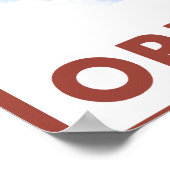 スノーボーダーシーン – ヴィンテージ旅行ポスター ポスター (角)