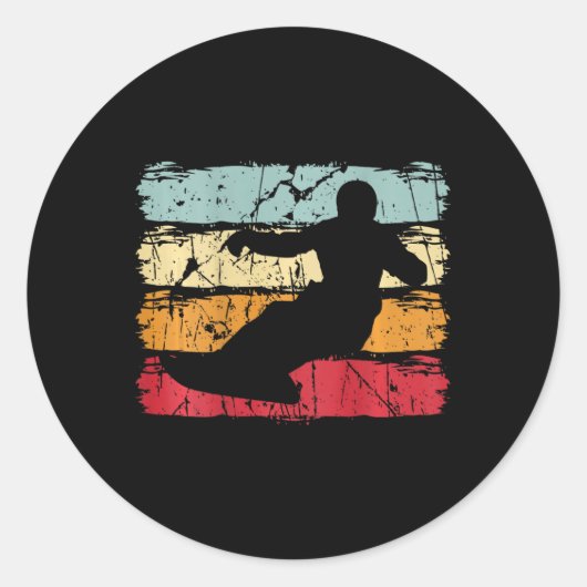 スノーボーダースノーボードスキーバケーションスノーボードギ ラウンドシール (正面)