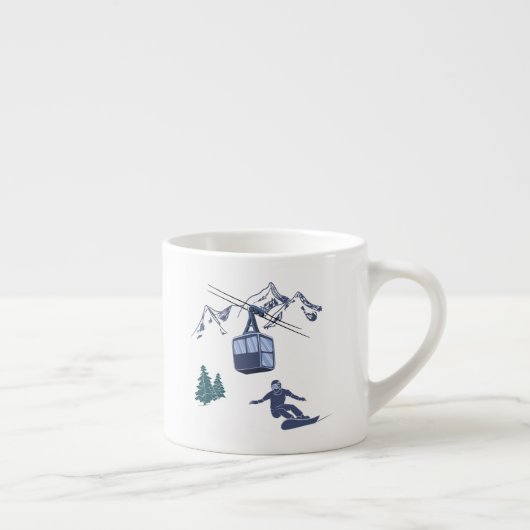スノーボーダーパワートゥザピープルスキーリゾート エスプレッソカップ (右)