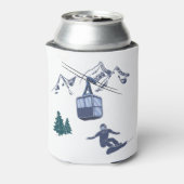 スノーボーダーパワートゥザピープルスキーリゾート 缶クーラー (缶裏面)