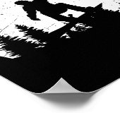 スノーボーダーフリースタイルスノーボードスノーボードエクスター ポスター (角)