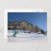 スノーボーダーフリーライド ポストカード (正面/裏面)