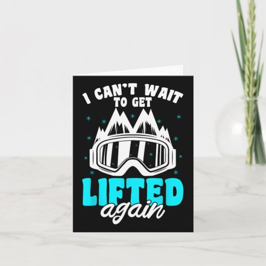 スノーボーダーマウンテンズギアウィンタースキースロップスノーボ カード (正面)