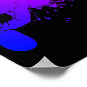 スノーボーダーメンズスノーボーディングウィンタースポーツ ポスター (角)