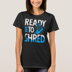 スノーボーダーレディトシュレッスキーリゾートスノーボード Tシャツ