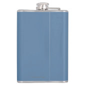 スノーボーダー場面-ロッキー山脈 フラスク (裏面)