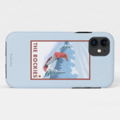 スノーボーダー場面-ロッキー山脈 Case-Mate iPhoneケース (裏面(横))