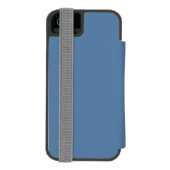 スノーボーダー場面-山アダムス、ワシントン州 INCIPIO iPhoneウォレットケース (フォリオ裏面)
